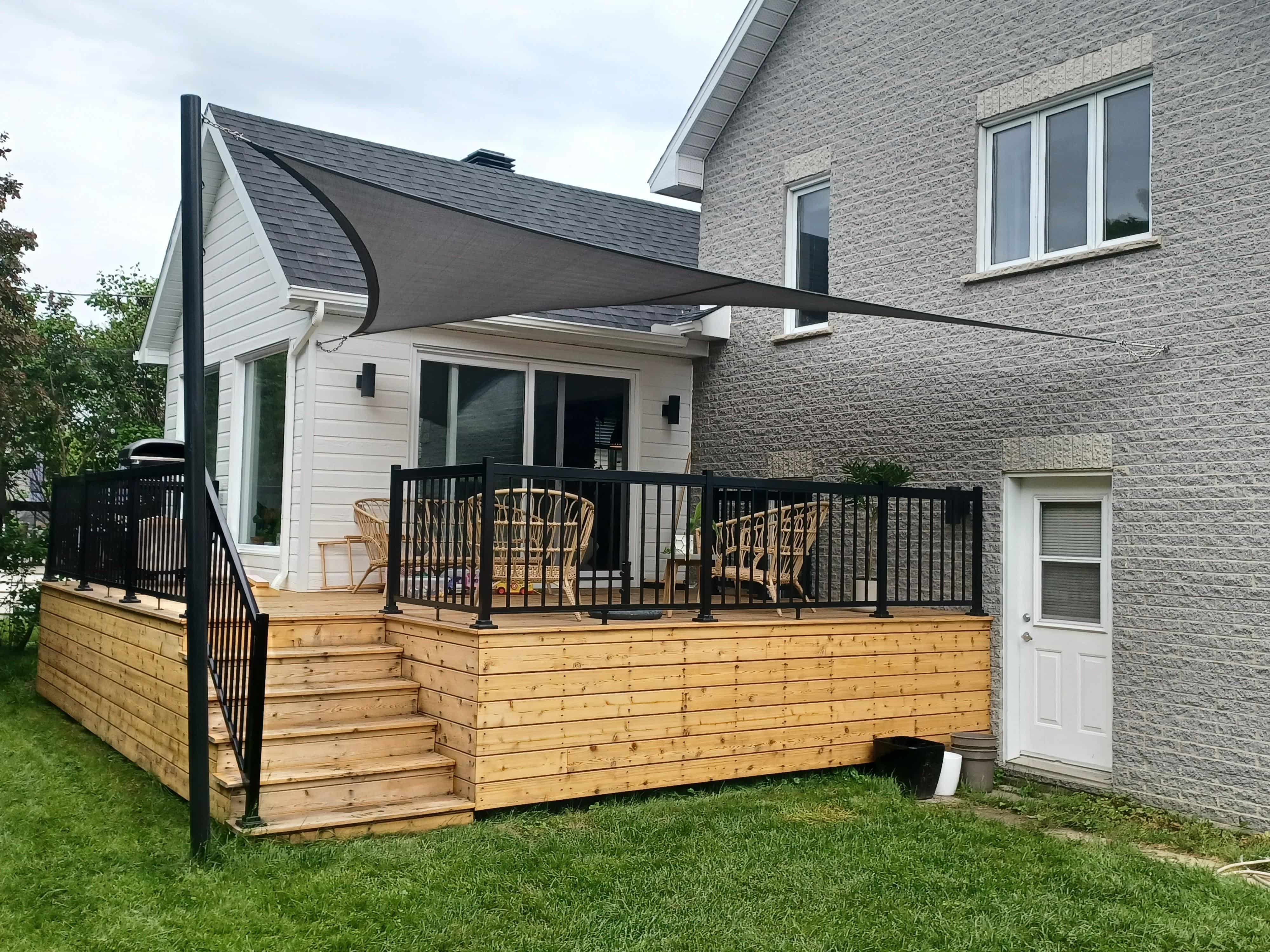 Attached Shade Sails for Australian Homes 