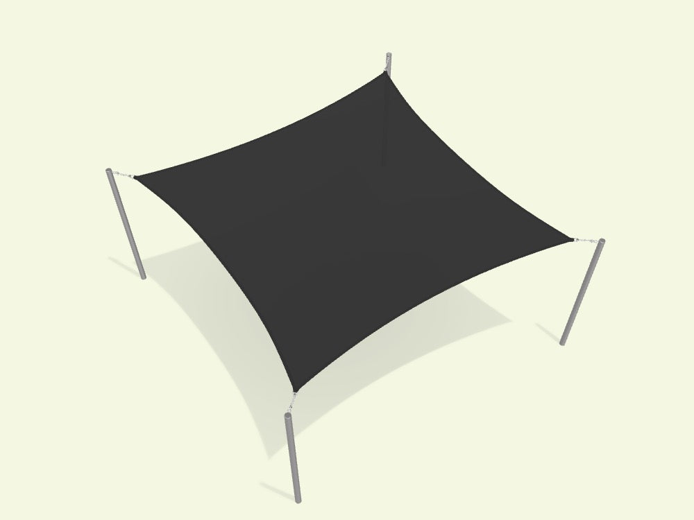 Square Shade Sail - Custom Design Ref: ZZ0DFC